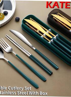 304 Tableware Set Portable Cutlery Set Dinnerware Set High Q