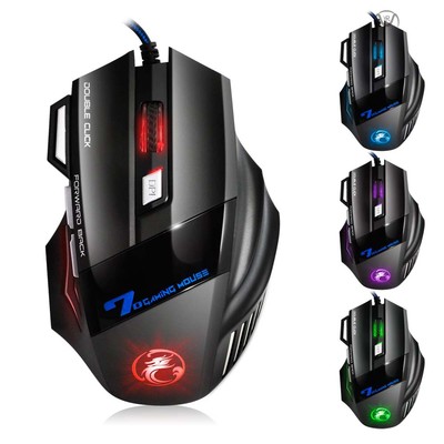 Professional Wired Gaming Mouse 7 Button  DPI LED Optical