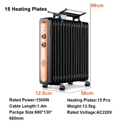 electric space warmer oil room heater heat radiator winter