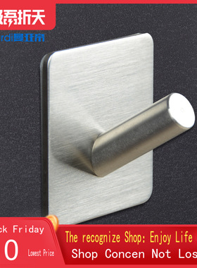 Kitchen Bathroom Self Adhesive Hooks Wall Hanger 不锈钢挂钩