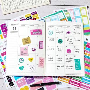 Planner Stickers for Diary Journal Accessories Sticke 贴纸