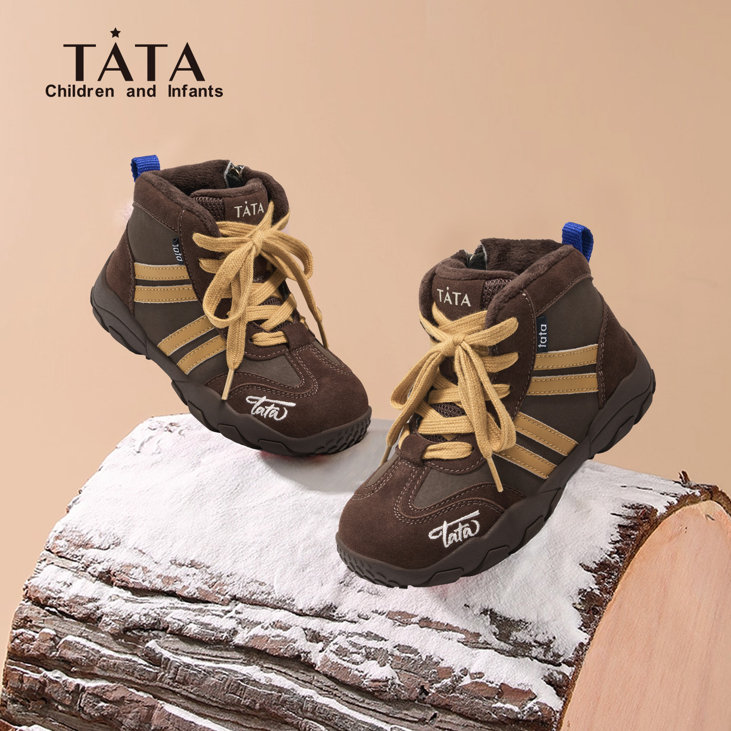 TATA/他她童鞋儿童加绒棉鞋