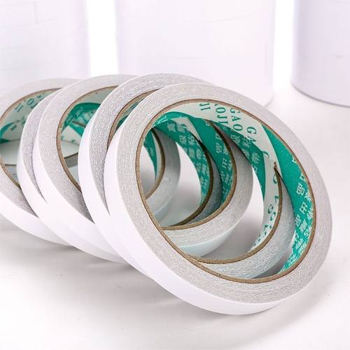 超强双面胶高粘度薄款两面胶强力学生幼儿园儿童手工海绵透明胶带