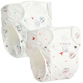 尿布湿 四季 新生婴儿尿布裤 可洗宝宝尿布兜透气纯棉防漏防水隔尿裤