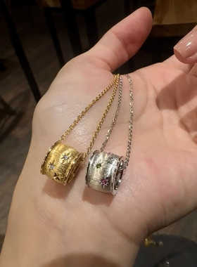 轻奢六芒星极简风新款高级感颈链