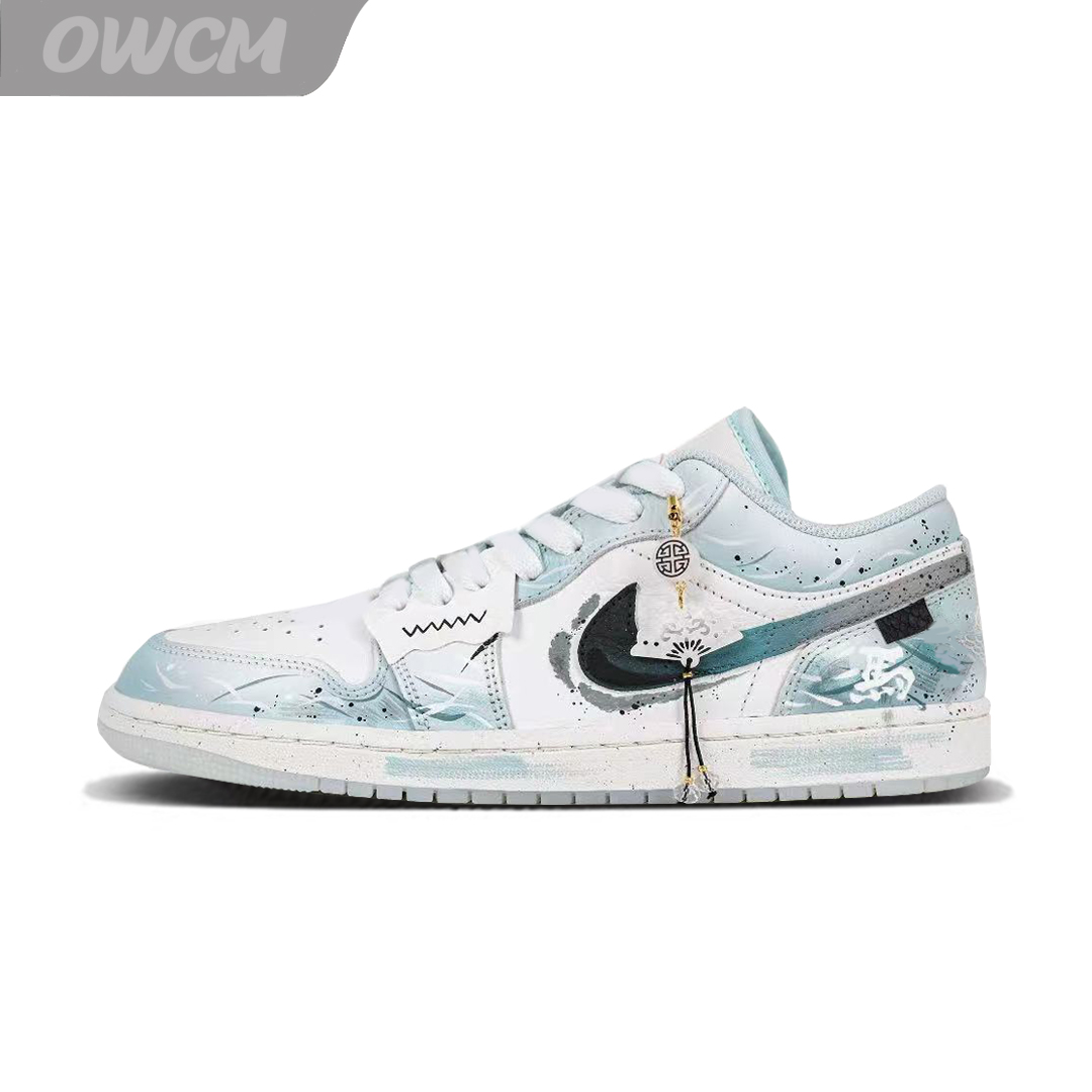Air Jordan 1 AJ1 马踏青云新中式马年低帮休闲板鞋男女鞋定制鞋