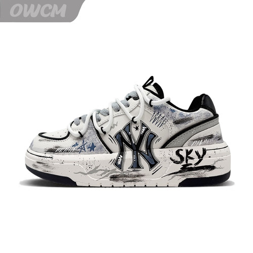 MLB Chunky Liner 街头涂鸦潮流时尚增高休闲板鞋男女鞋定制鞋