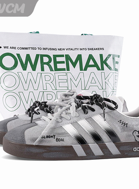 Adidas neo VL 暴力小熊潮流时尚低帮百搭休闲板鞋男女鞋定制鞋