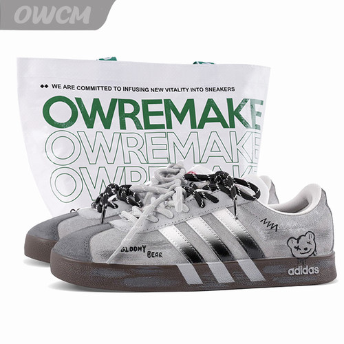 Adidas neo VL 暴力小熊潮流时尚低帮简约百搭休闲板鞋男女同款