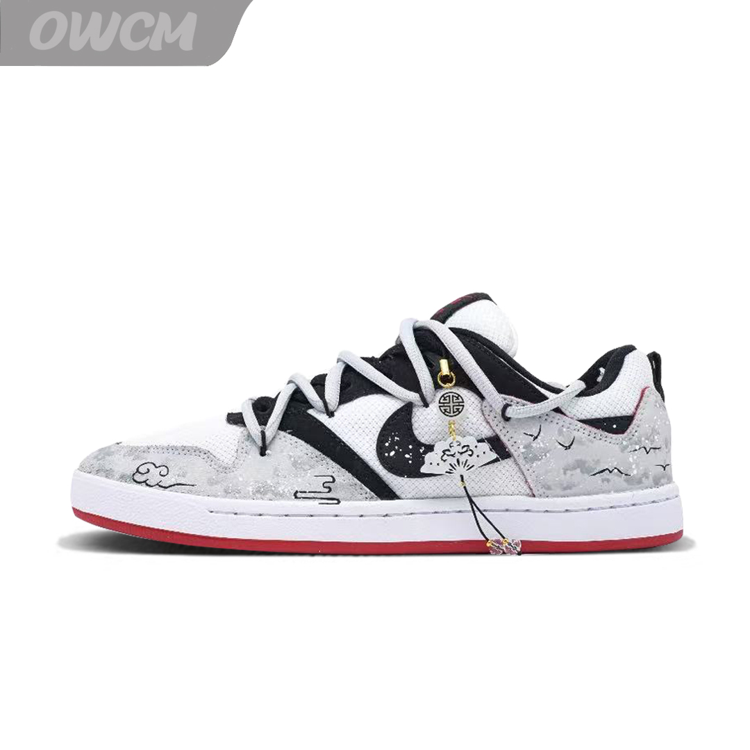 Nike SB Alleyoop 烟雨如梦新中式国风低帮休闲板鞋男女鞋定制鞋