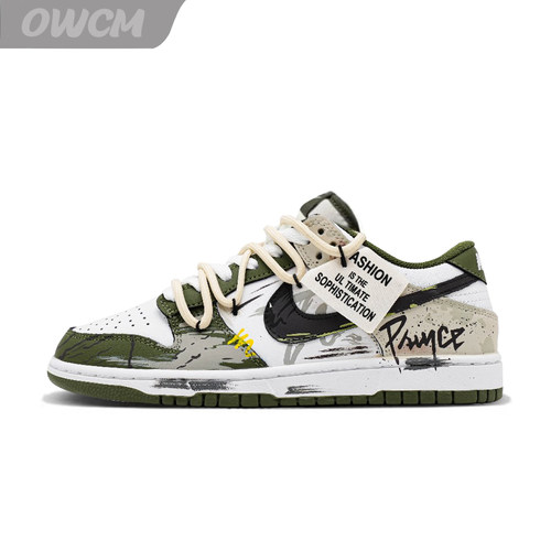 Nike Dunk Low 无人区涂鸦潮流时尚低帮做旧休闲板鞋男女鞋定制鞋