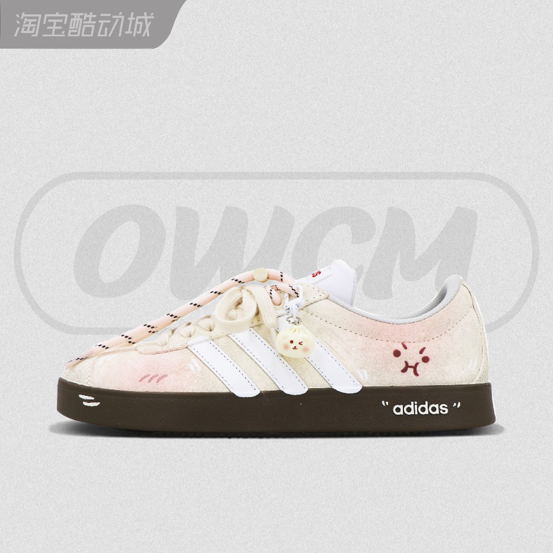 Adidas neo VL 奶油包子潮流时尚低帮百搭休闲板鞋男女鞋定制鞋