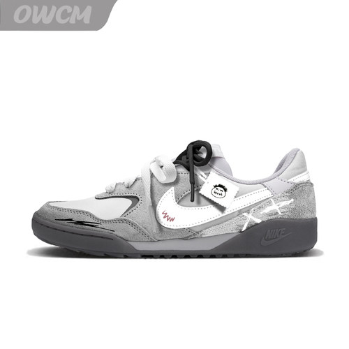 Nike Terra Manta莫兰迪灰美式街头复古潮流运动休闲鞋男子定制鞋
