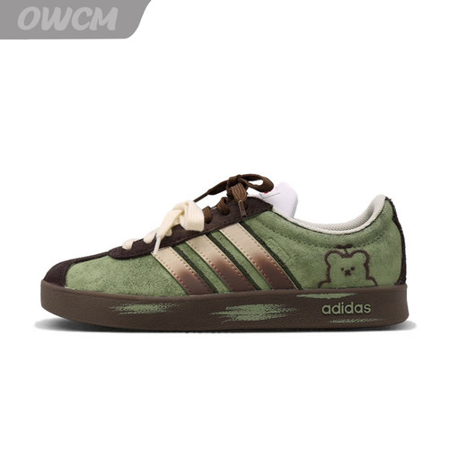 Adidas neo VL 困眠小熊趣味潮流时尚低帮百搭休闲板鞋男女同款