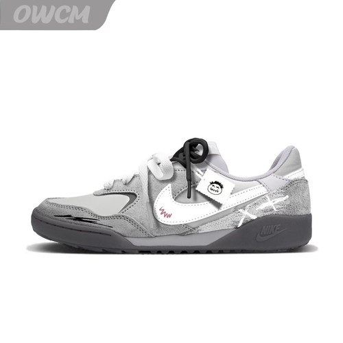 Nike Terra Manta莫兰迪灰美式街头复古潮流运动休闲鞋男子定制鞋