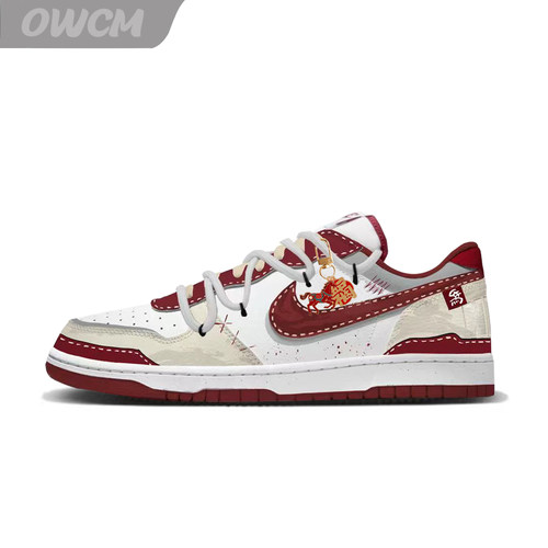 Nike Big Low 赤马骐骥国风马年限定低帮休闲板鞋男女鞋定制鞋