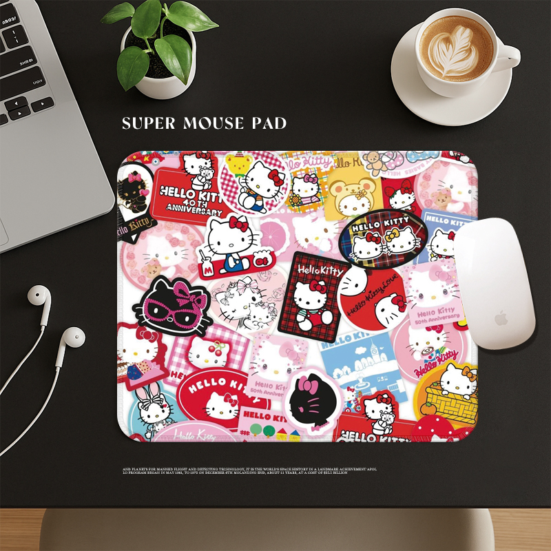 可爱创意凯蒂猫防滑办公鼠标垫