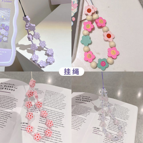 手机挂绳水晶ISN风好看少女