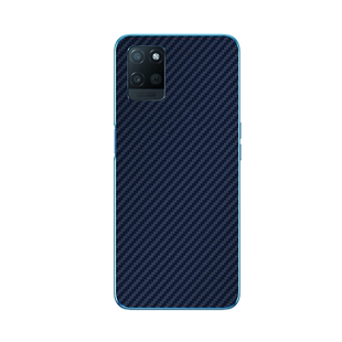 适用realme真我V11手机背膜Realme v5改色oppo REALMEv3彩膜v11s碳纤维RMX2200保护膜2121防刮3121后壳软贴纸