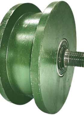 热销轨道轮子槽轮V型U型H型T型钢丝绳角铁方圆管工字钢滑轮推拉移