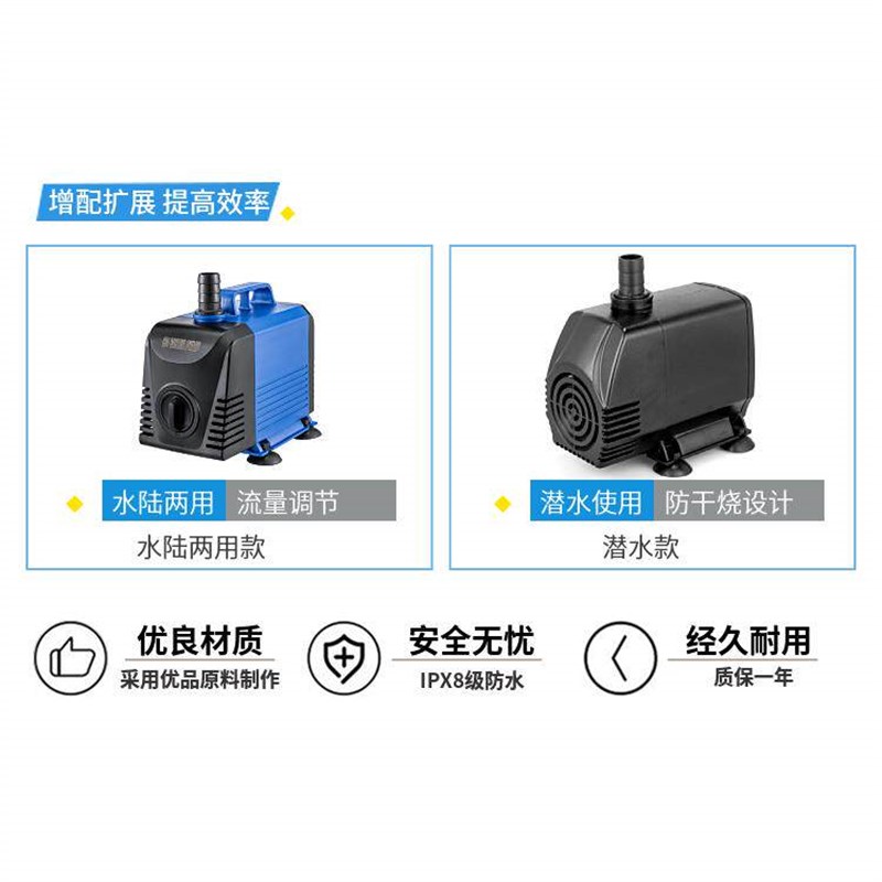 热销220v水钻雕两刻机潜水泵用微小型打孔水专泵水陆家用抽水泵用