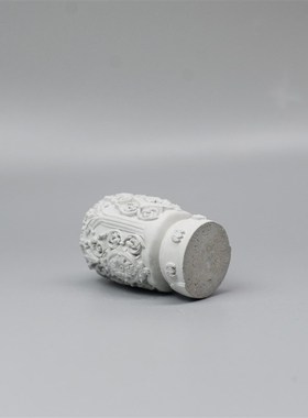 热销清水混凝土摆件浮雕柱石墩水泥工艺品造景扩香石道具摆件FZ35