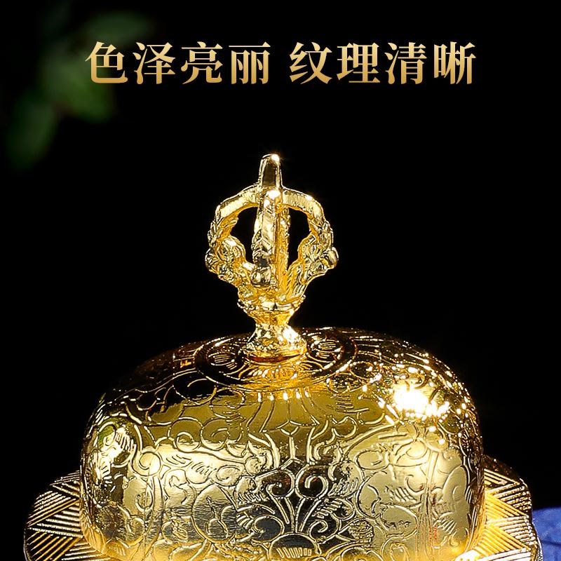 热销藏传民族供奉佛具托巴法器供具鎏金托巴碗佛前家用供水酒杯摆
