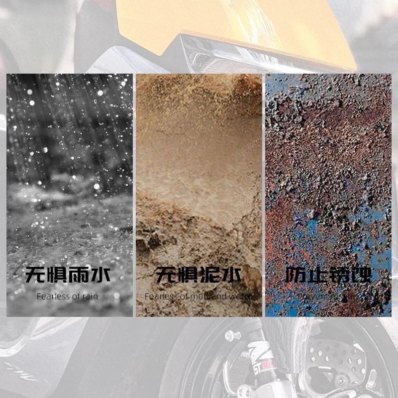 热销九号机械师MMAX90/110P前轮挡泥板车架号盖板改装配件装饰堵