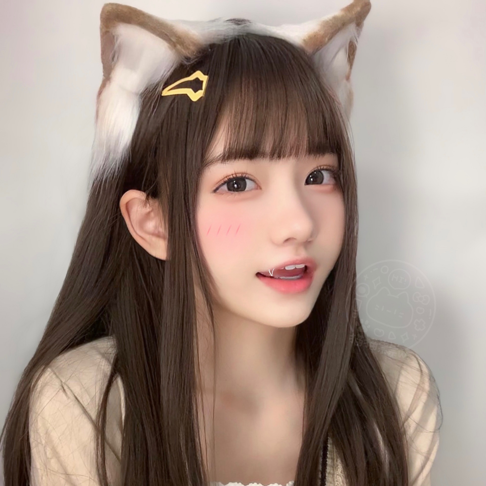 mao手作三花猫咪仿真发箍