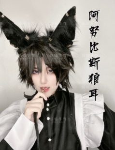 猫猫手作~阿努比斯耳朵仿真兽耳胡狼cos古埃及神话头饰狼耳发箍