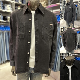 CK JEANS 韩国直邮代购26春4RF709G男韩版90复古休闲时尚牛仔外套