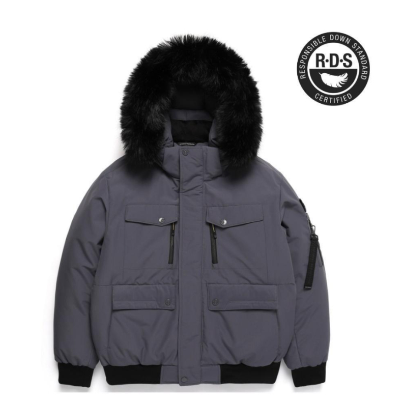 反季NATIONAL国家地理韩国代购秋冬男女连帽鸭绒保暖羽绒服