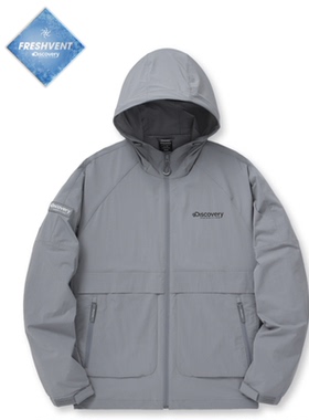 DISCOVERY韩国代购直邮24款户外男士连帽轻便防风外套DXWJ77043