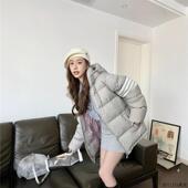 THOM四条杠连帽羽绒服新款 男女情侣90白鸭绒潮外搭休闲短外套