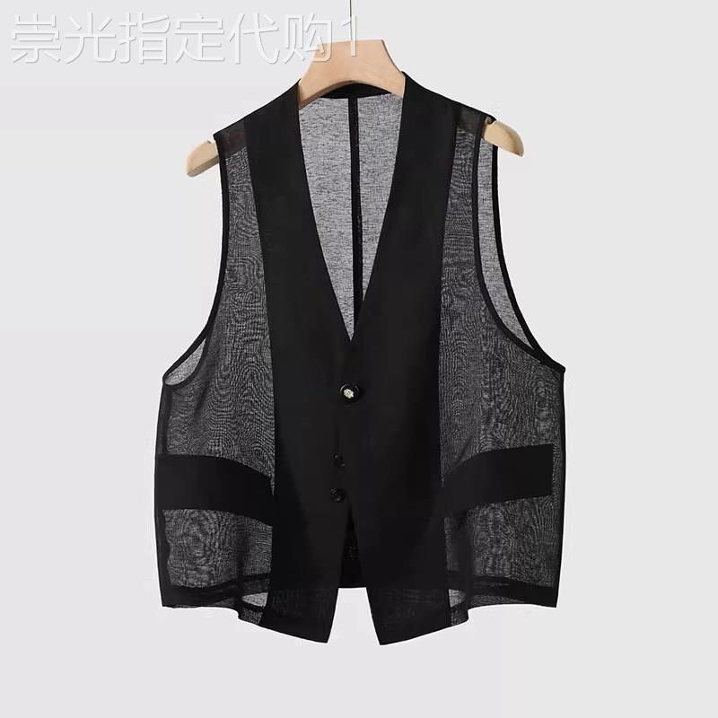 马甲女夏季薄款2026新款外穿大码胖mm小个子坎肩马夹背心外套上衣