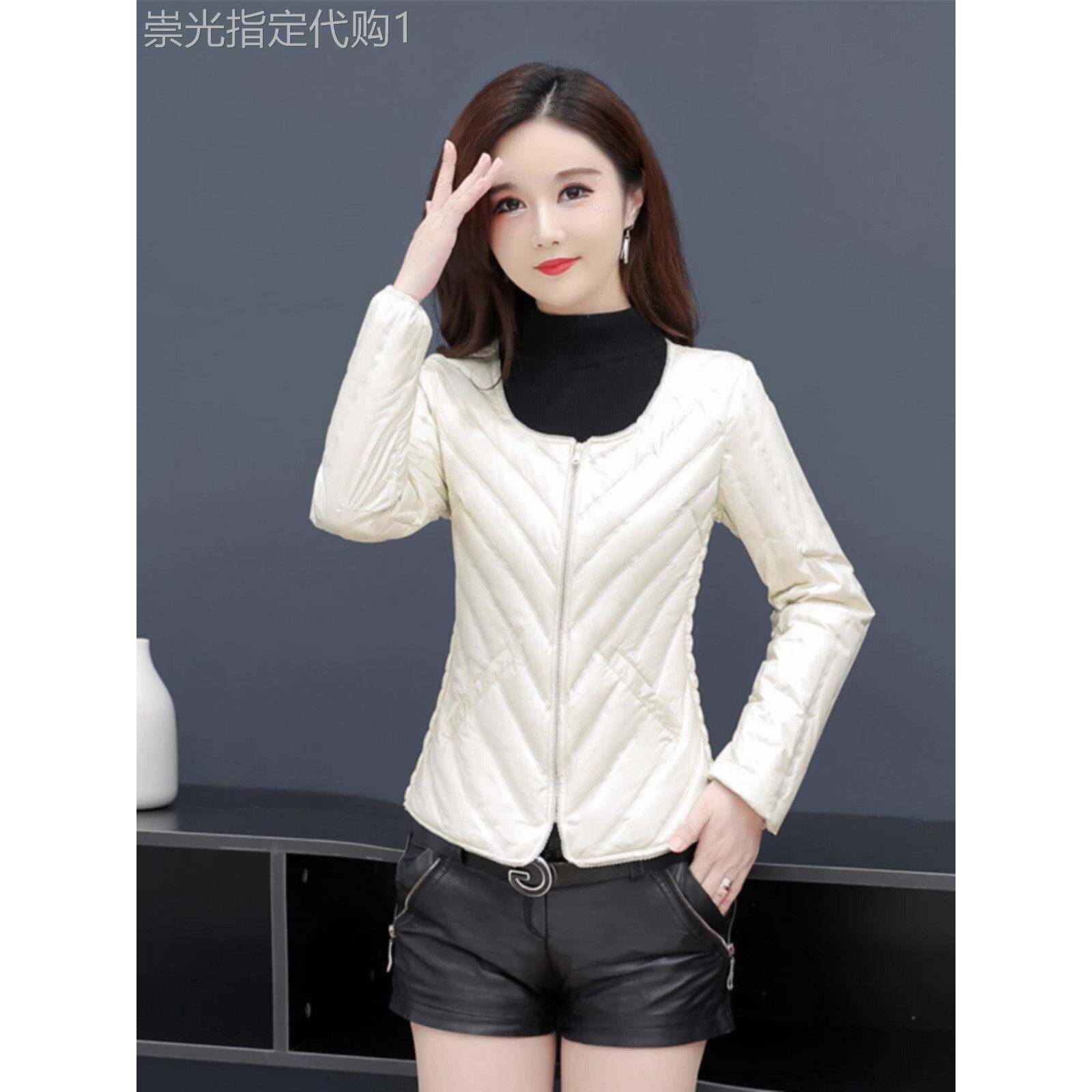 羽绒服内胆女秋冬季2025新款轻薄白鸭绒短款修身打底内搭保暖上衣