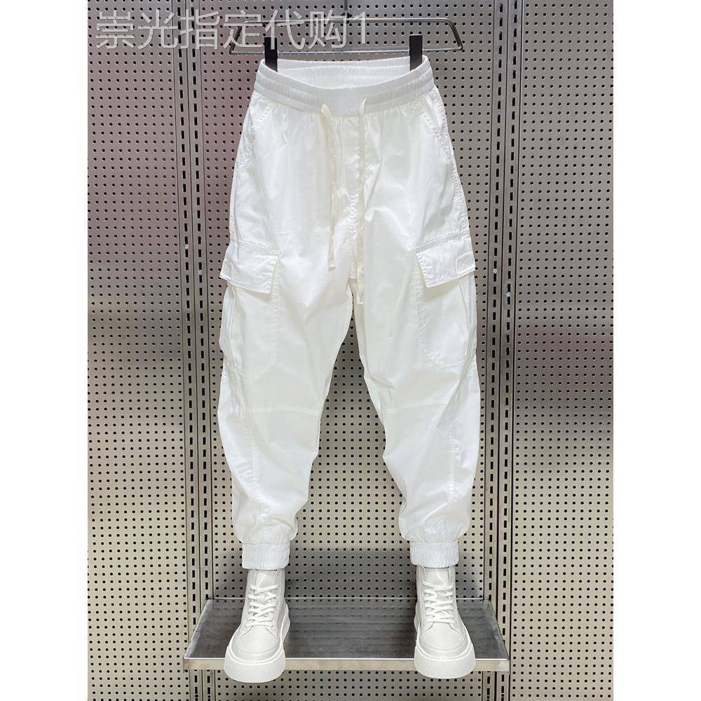 MAROLIO~休闲工装裤,穿出个性潮流!2025春季新款宽松九分束脚裤