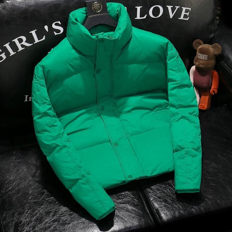 MAROLIO~高奢潮装！冬装男士高品质白鸭绒立领糖果色保暖羽绒服