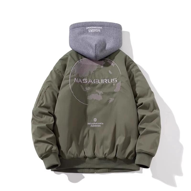 MADNESS MDNS WRUEI余文乐2024新款潮牌男士棒球服飞行员夹克外套