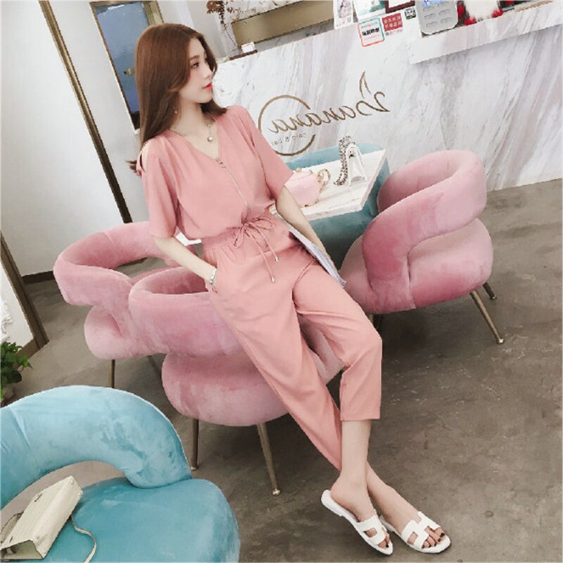 Jumpsuits suit Women's wear summer Large Chiffon Jumpsuits Show thin Conjoined Ninth pants leisure time Haren Jumpsuitsin the Women's clothing/Boutique , Pants , Casual pants  category - from Buy2taobao.com to provide professional Taobao agent buy service