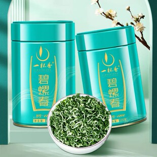 一杯香茶叶2025新茶明前头采绿茶碧螺春苏州高山春茶自己喝罐250g