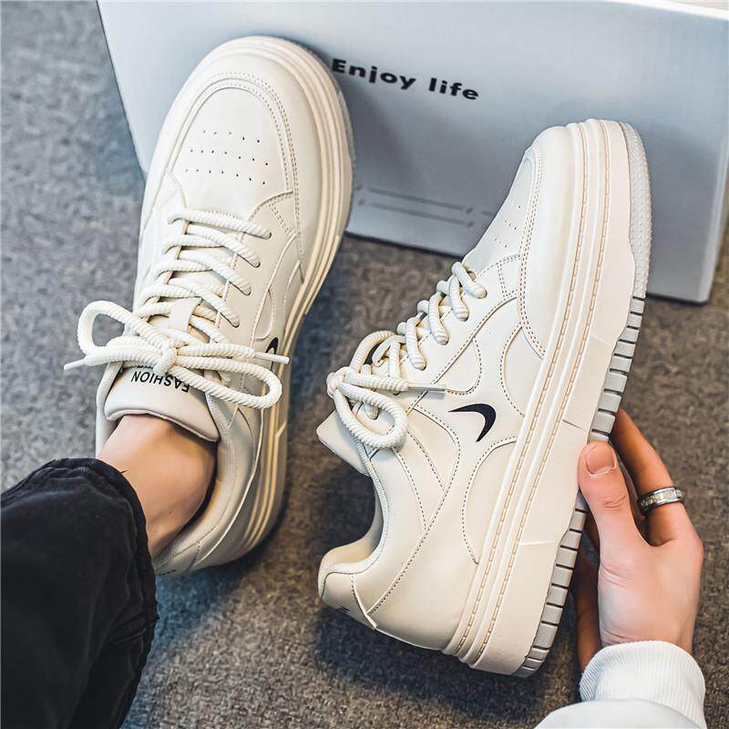 【意大利&奢品】小白透气潮流百搭增高鞋男款青少年运动休闲板鞋