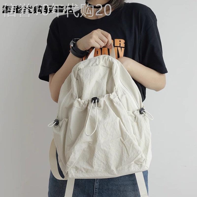 法国ZAMP轻便尼龙双肩包女日系文艺学生书包休闲运动旅行超轻背包
