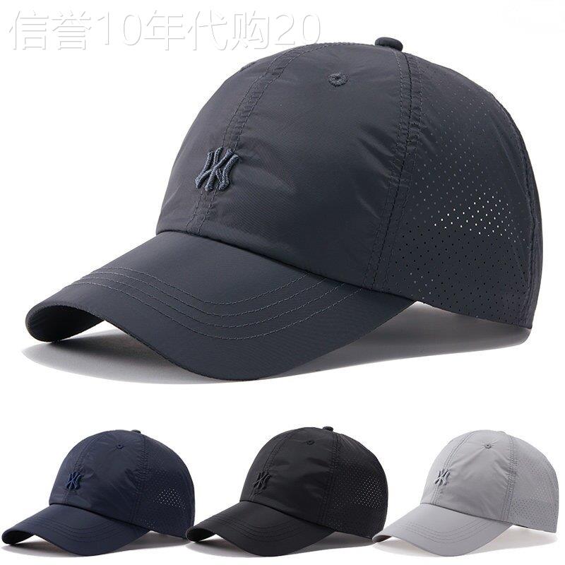 网眼透气棒球帽男士夏季户外运动防晒遮阳帽潮流百搭休闲鸭舌帽子