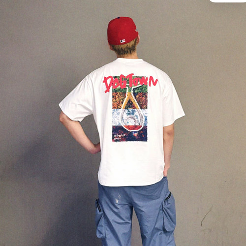 DOGTOWN 26SS南京地标印花系列美龄宫LOGO短袖T恤纯棉上衣情侣潮