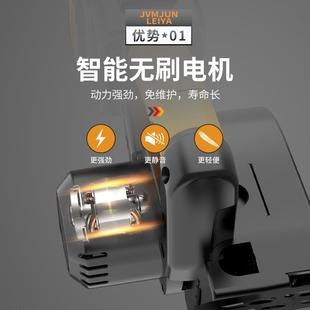 单手电链锯小型家用大功率户外手持锯柴锂电池电动伐木电锯 充电式