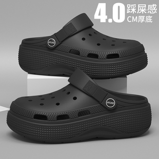 漂流外穿沙滩女鞋 洞洞鞋 厚底踩屎感运动女士凉鞋 女款 夏拖鞋