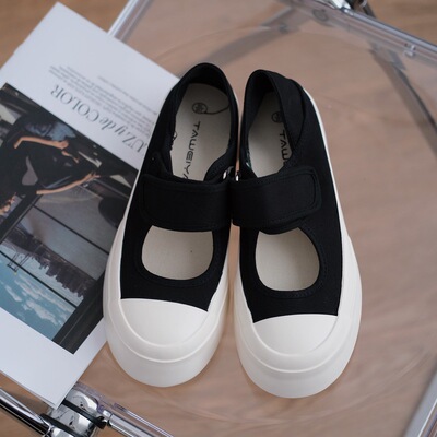 帆布鞋女秋季时尚新款舒适休闲