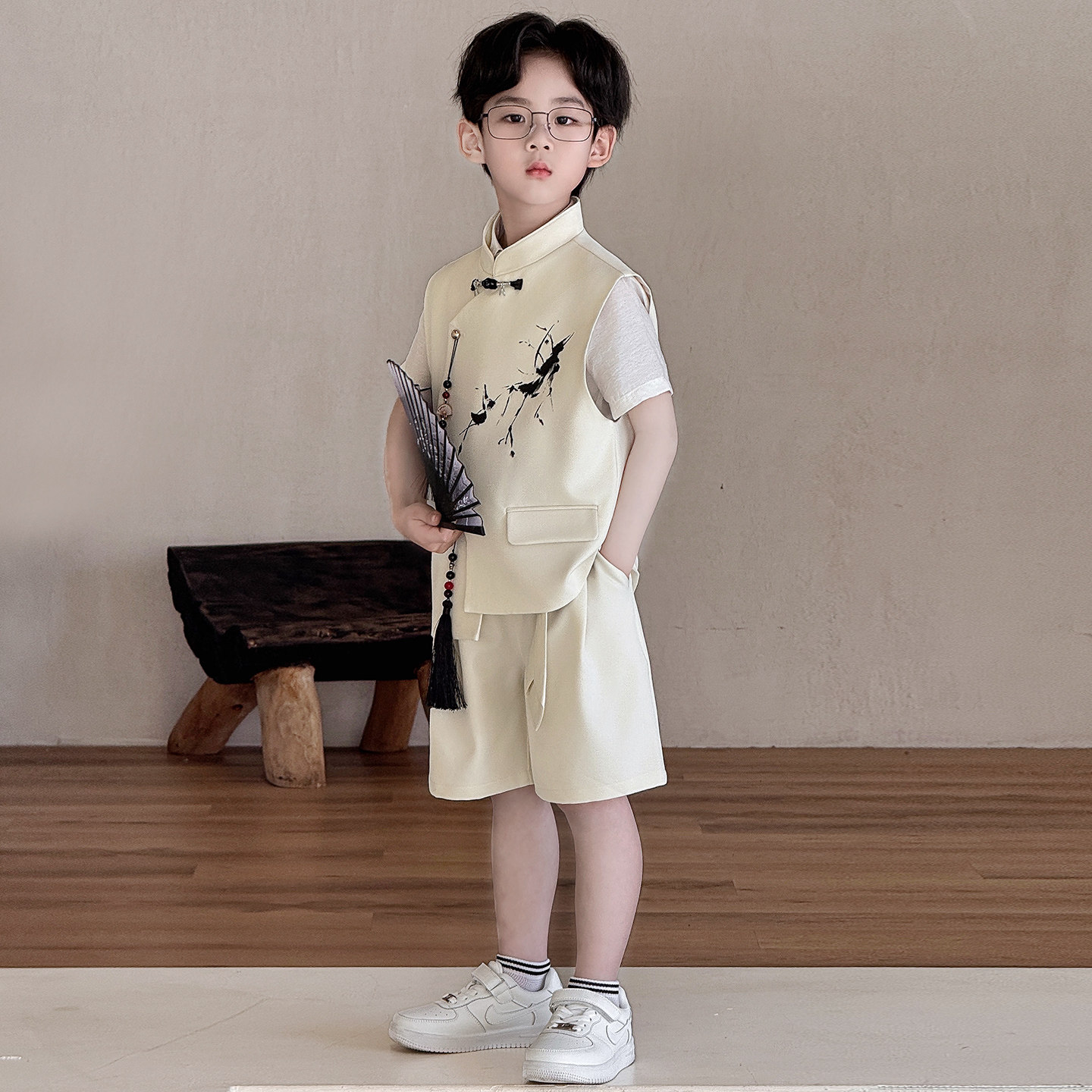 2026春夏新款国风小主持演出服