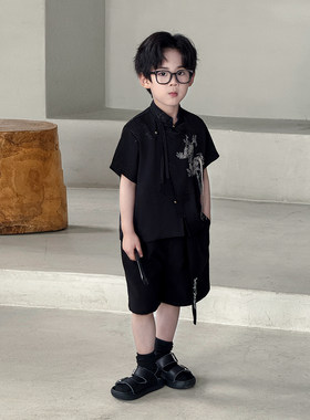 幼儿园夏季国风唐装演出服